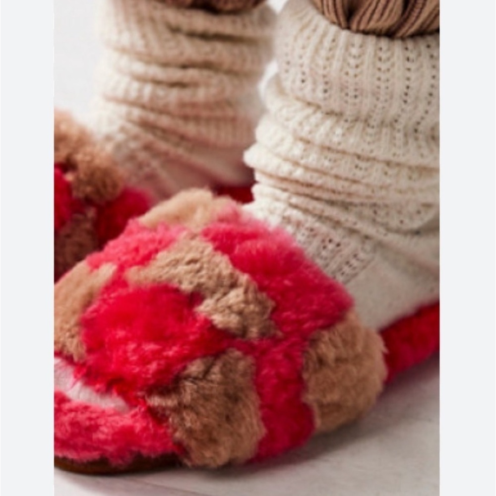 NWT Free People Ariana Bohling Chess Slippers Size Large